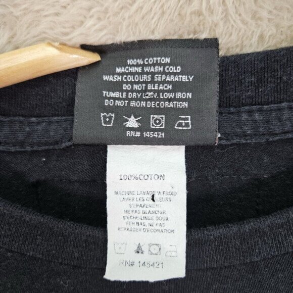 Cross Colours Tupac Shakur 2Pac T-Shirt Black Short Sleeve Men's XL Hip Hop - Picture 9 of 10